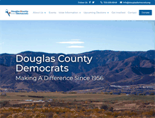 Tablet Screenshot of douglasdemocrats.org